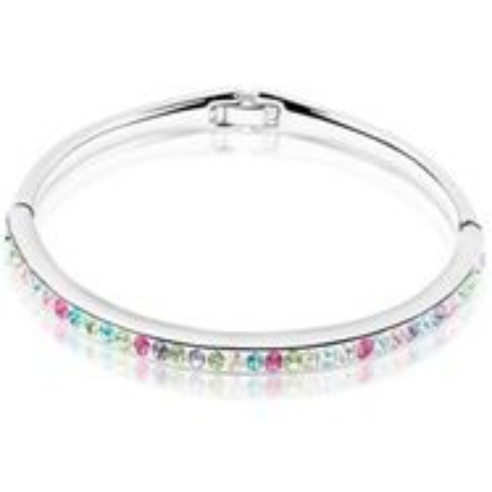 Stainless Steel Bracelet made with Crystal